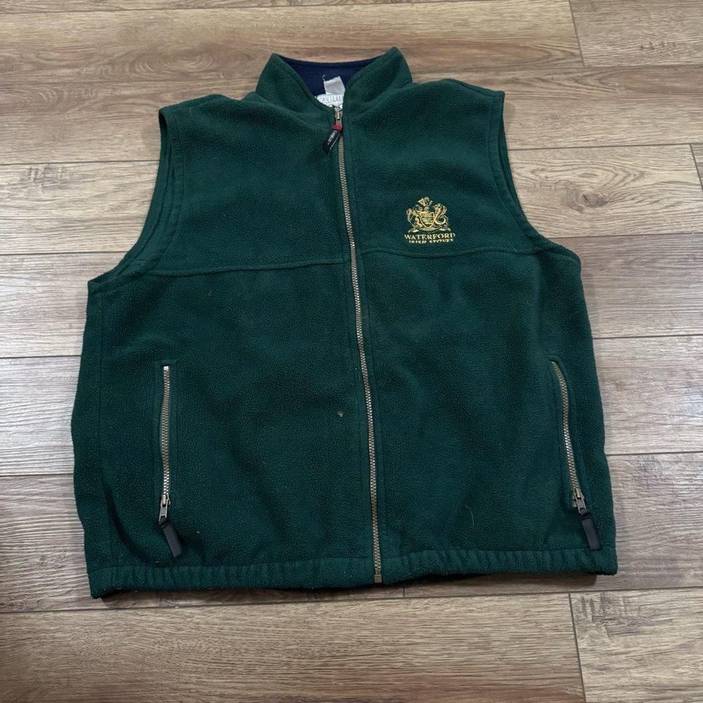 Vintage Caribou Fleece Waterford Irish Stoves Vest